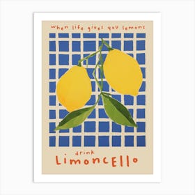 Limoncello Kitchen Print Art Print