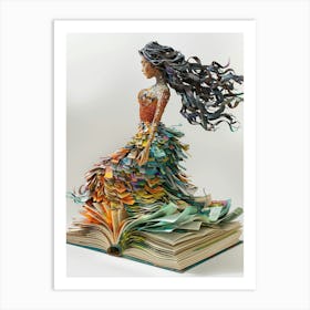 Book Sculpture 2 Art Print