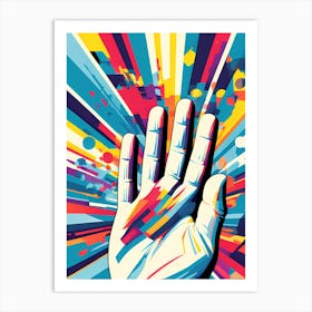 Pop Hand Art Print