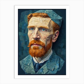 Portrait Of Van Gogh 2 Art Print