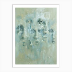 'Faces' 7 Art Print