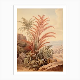 Japanese Painted Fern Victorian Style 1 Art Print