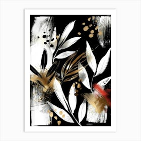 Abstract Leaves 55 Art Print