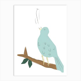 Bird On A Branch 17 Art Print
