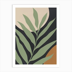 Floral and tropical botanical 8 Art Print