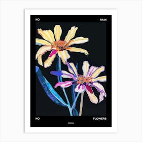 No Rain No Flowers Poster Cineraria 6 Art Print