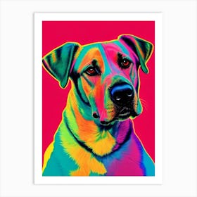 Anatolian Shepherd Dog Andy Warhol Style Dog Art Print