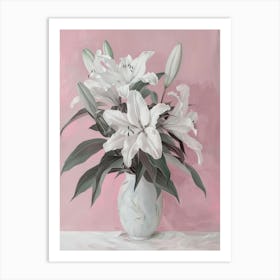 A World Of Flowers Lilies 1 Painting Art Print