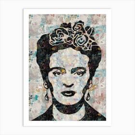 Frida Kahlo Funny Art Print