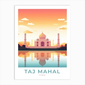 India Taj Mahal Travel 1 Art Print