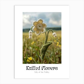 Knitted Flowers Lily Of The Valley 2 Art Print