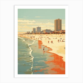 Atlantic City Beach New Jersey 3 Art Print