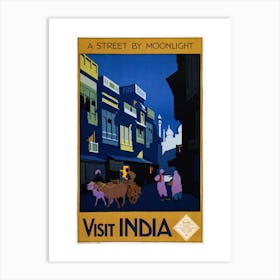 Visit India Art Print