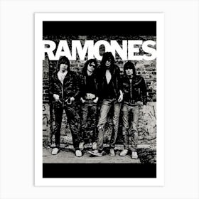 Ramones band music 4 Art Print