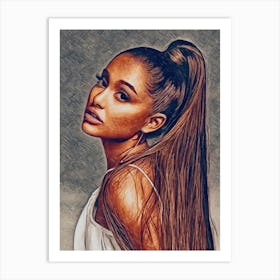 Ariana grande Art Print