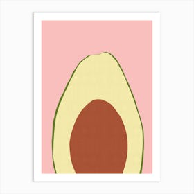 Avocado illustration Art Print