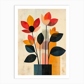 Flowers In A Vase 85 Art Print