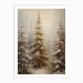 Winter Forest Art Print