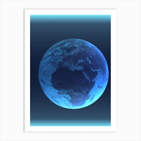 Blue Earth Art Print