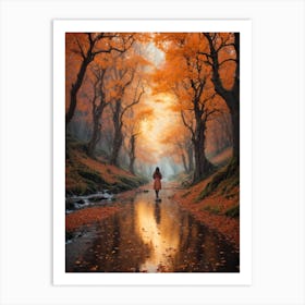 Autumn Forest Print  Art Print