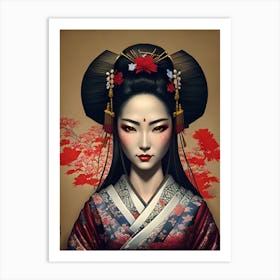 Geisha 16 Art Print