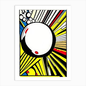 Planetesimal Bright Comic Space Art Print