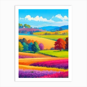 Landscape Painting 1 Art Print