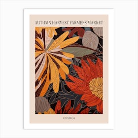 Fall Botanicals Cosmos 3 Poster Art Print