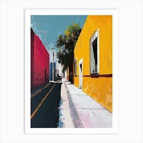 Street Scene, Mexico Art Print