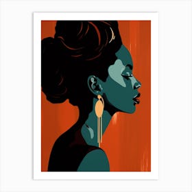 Portrait Of A Woman 60 Art Print