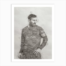 Lionel Messi 2 Art Print