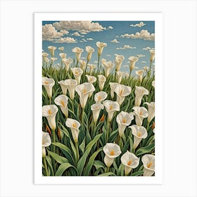 Field Of Calla Lilies Art Print