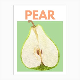 Pear Kitchen Illustration Art Print