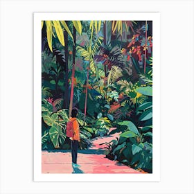 In The Garden Balboa Park Usa 3 Art Print