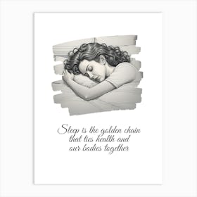 Sleep Art Print