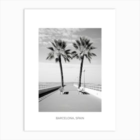 Poster Of Cannes, France, Photography In Black And White 4 Art Print