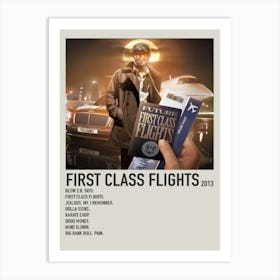 First Class Flights 2013 Album By Futare Poster Art Print