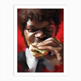 Pulp Fiction Tarantino Burger Art Print