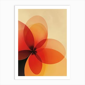 Abstract Flower 18 Art Print