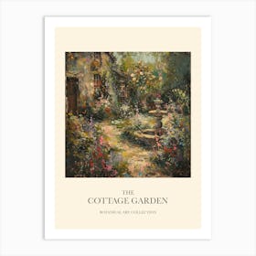 Flower Symphony Cottage Garden Poster 3 Art Print