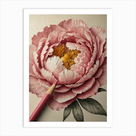 Peony 2 Art Print