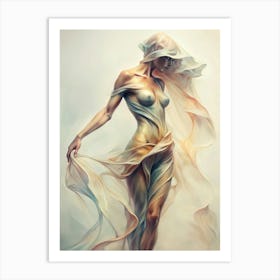 Ethereal Nakedness Art Print