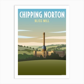 Bliss Mill Chipping Norton Landscape Art Print