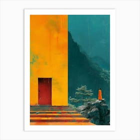 Buddhist Temple Art Print