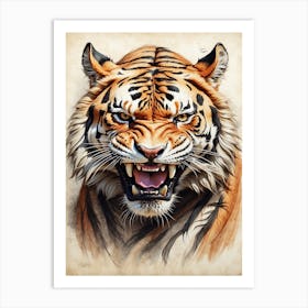 Tiger Art Print