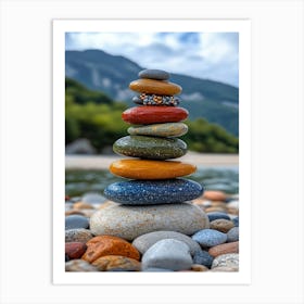 Zen Stones 6 Art Print