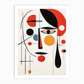 'The Face Of A Woman' 2 Art Print