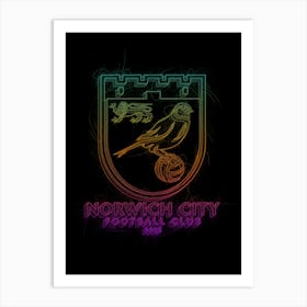 Norwich City 2 Art Print