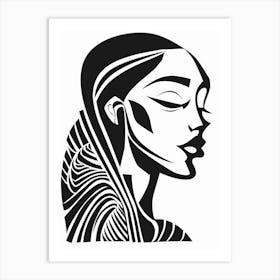 Portrait Of A Woman 526 Art Print