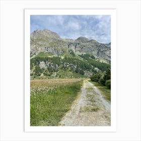 A Dog in Switzerland Art Print